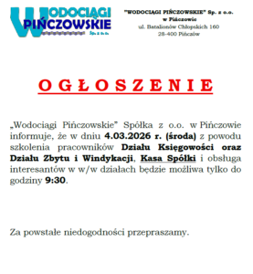 OGŁOSZENIE