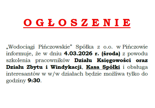 OGŁOSZENIE